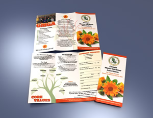 gardener brochure design