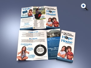 Hope House brochure design