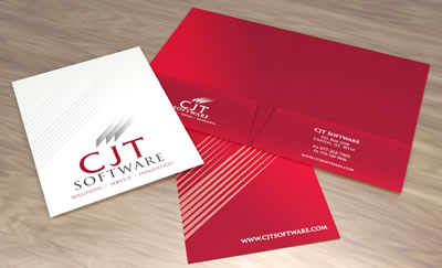 business folder design cjt